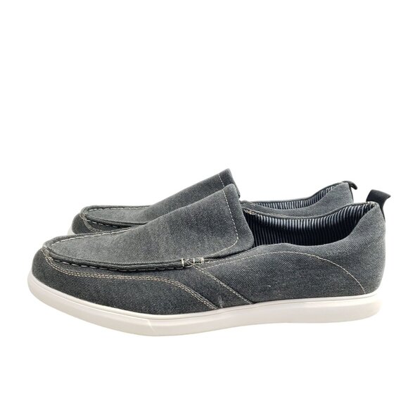 Maui Island Mens Size 13M Gray Slip-On Canvas Casual Shoes - Picture 3 of 9